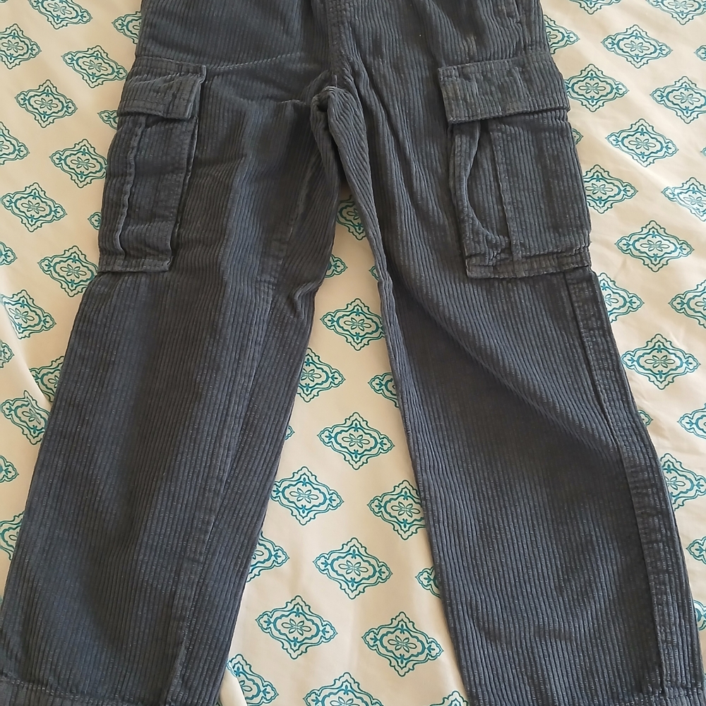 Kids Gray Cargo Pants